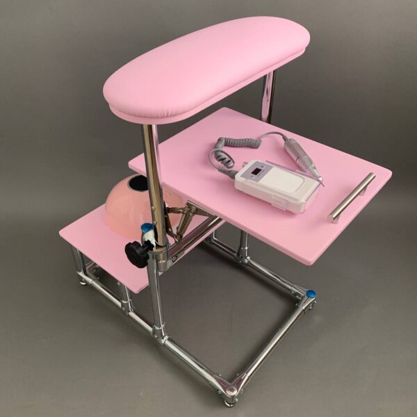 AKRI Pedicure Footrest with Two Shelves