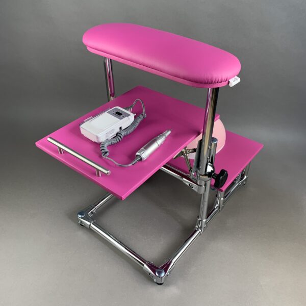 AKRI Pedicure Footrest with Two Shelves